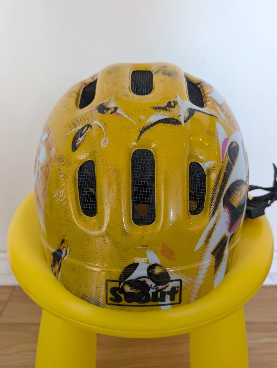 Scout Kids (5-10Y) Yellow Bike Helmet