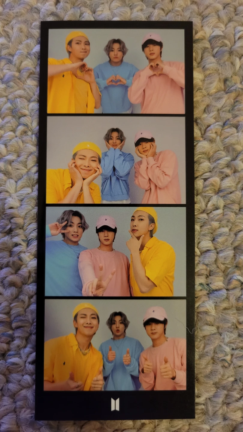 BTS Photo Strip (RM, JK, Jin)