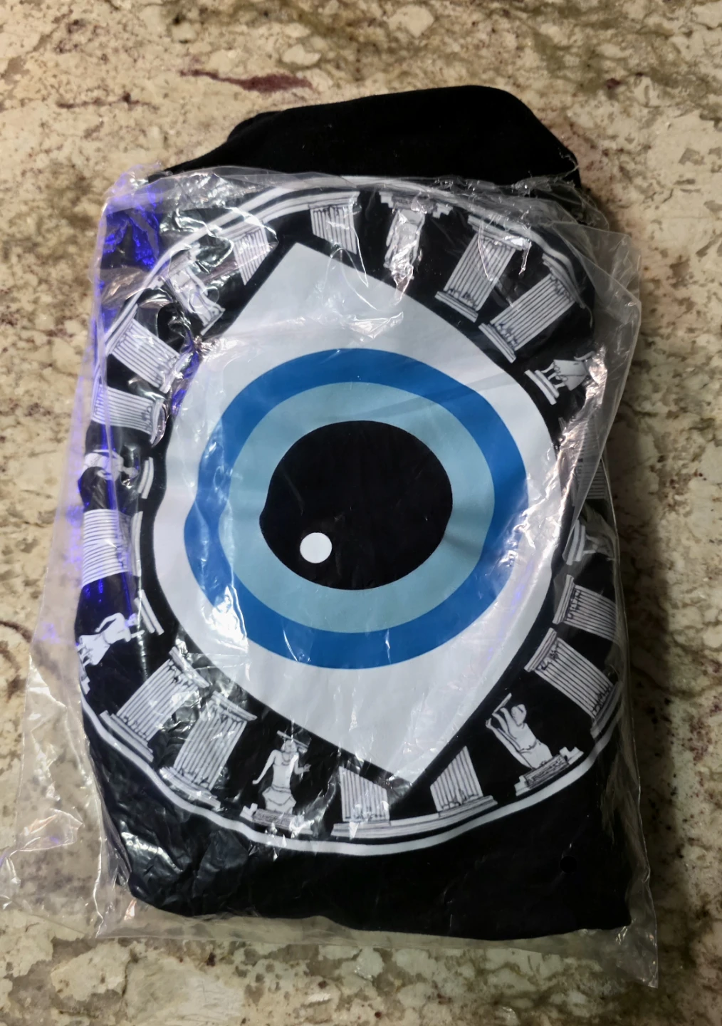 Black Eye Greek Design T-Shirt 100% Cotton XXL - photo 5