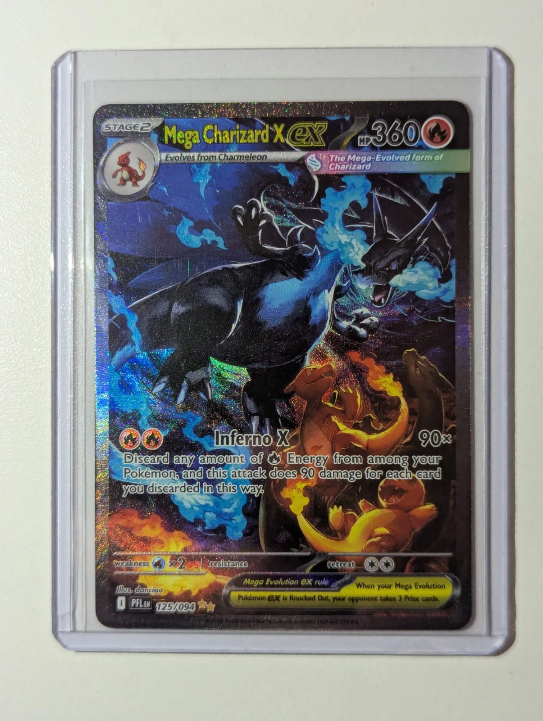 Pokémon Mega Charizard X EX 125/094 - SIR - photo 2