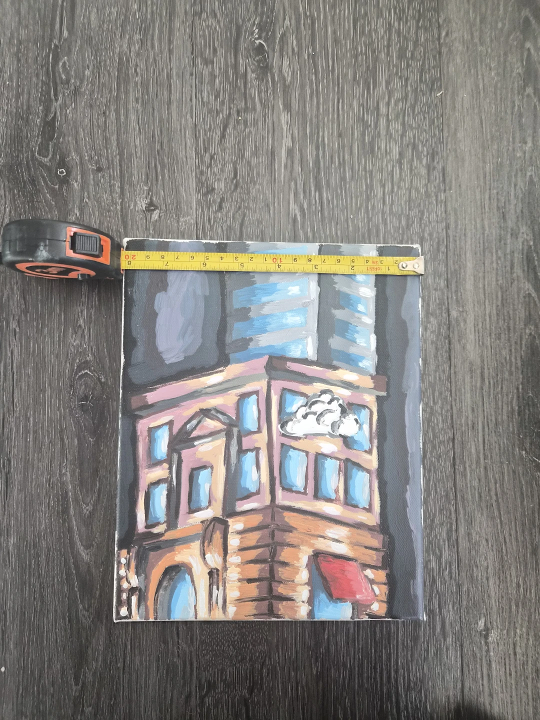 Abstract Building Painting - photo 2