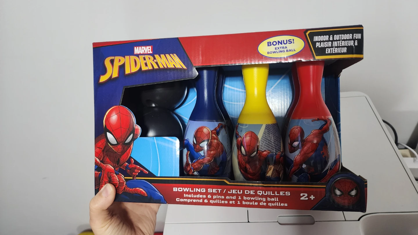 Spiderman bowling toys are still new - photo 3
