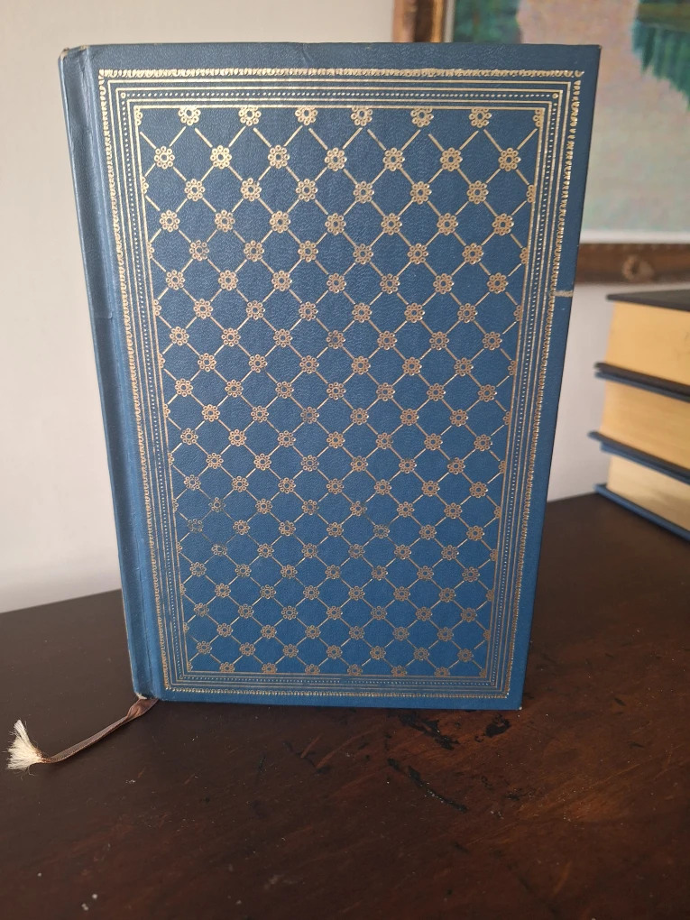 Ivanhoe by Sir Walter Scott - Blue Leather Bound Book - photo 2