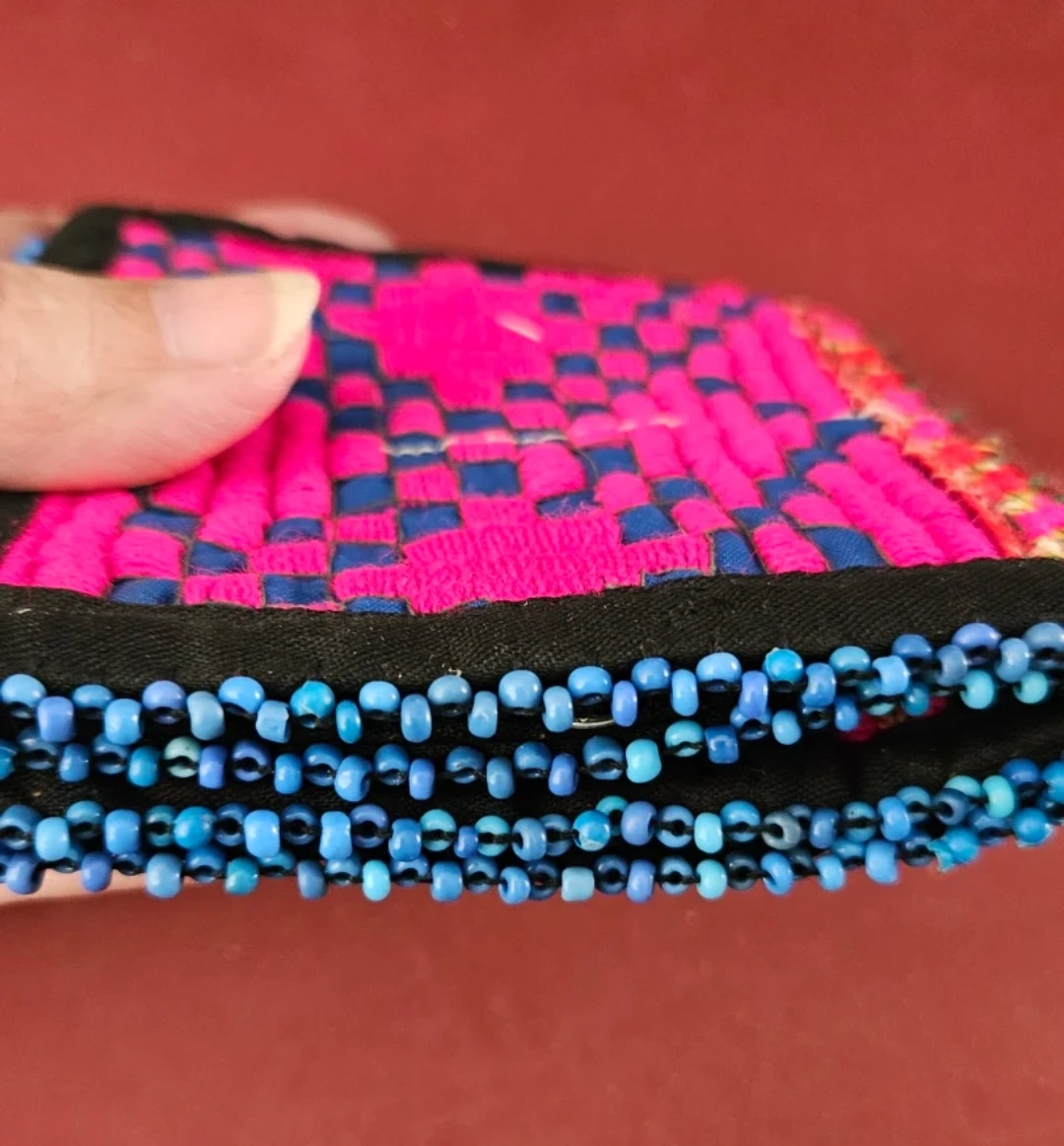 Handmade Embroidered Coin Pouch/Wallet - photo 3