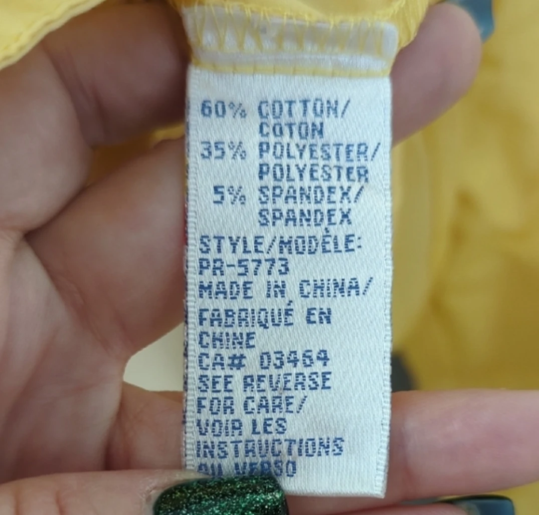Rickis Yellow Button-Up Shirt Size 2 - photo 5