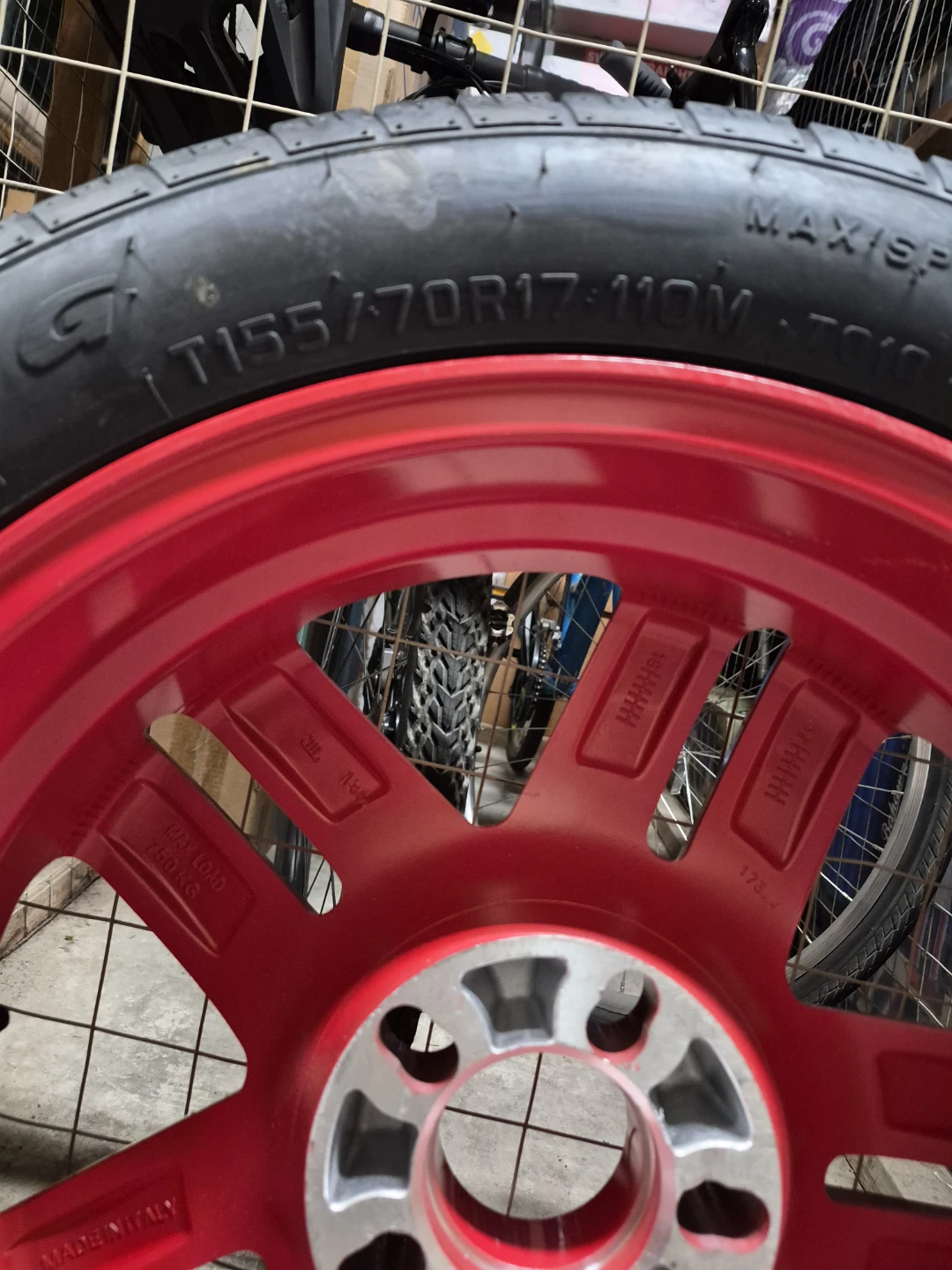 Spare Tire with Red Rim - photo 4