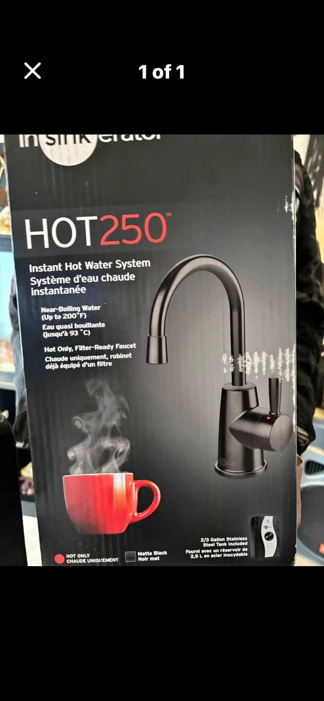 InSinkErator HOT250 Instant Hot Water System
