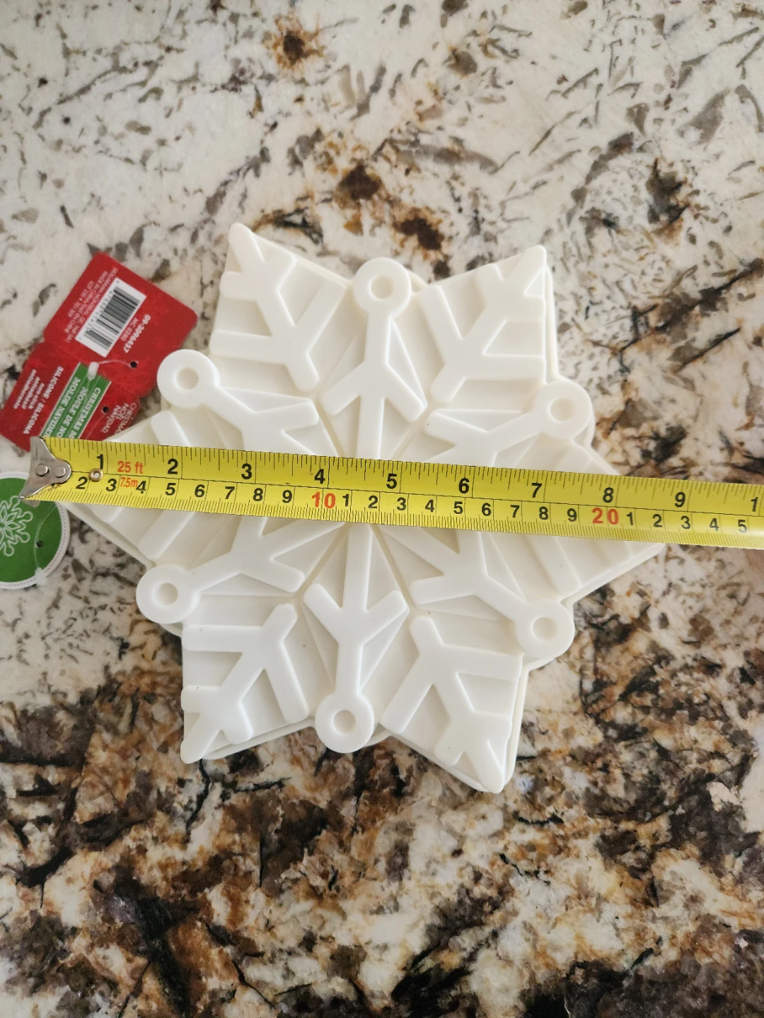 White Snowflake Silicone Cake/Baking Mold - photo 4