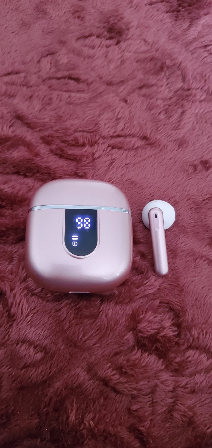 Rose Gold Wireless Earbuds with Charging Case - photo 3