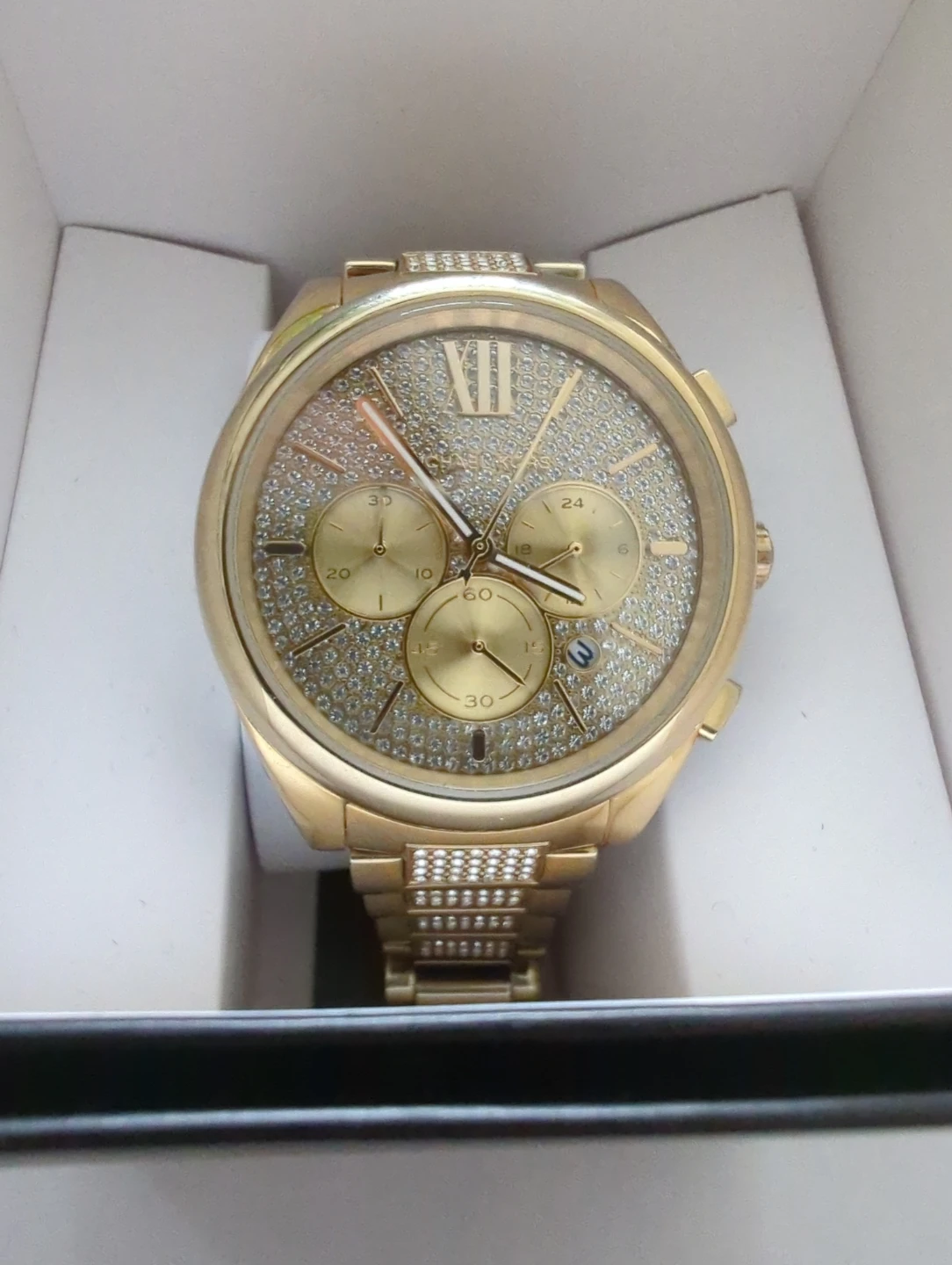 Michael Kors Gold Chronograph Watch - photo 3