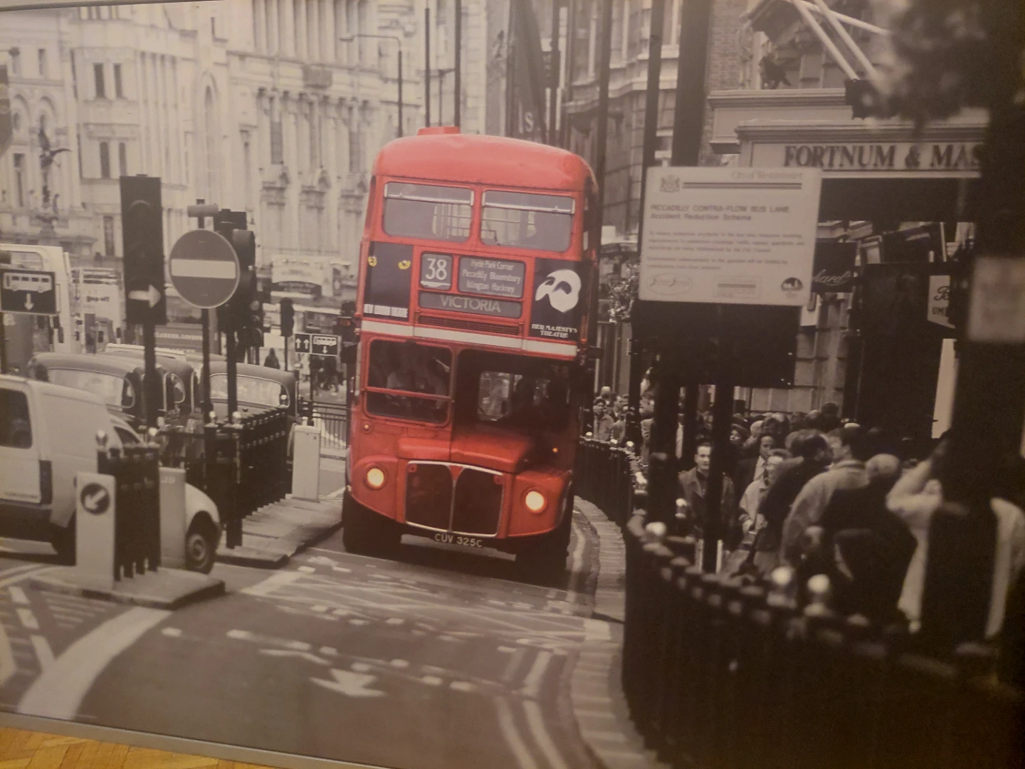 Vintage London Double Decker Bus Wall Art