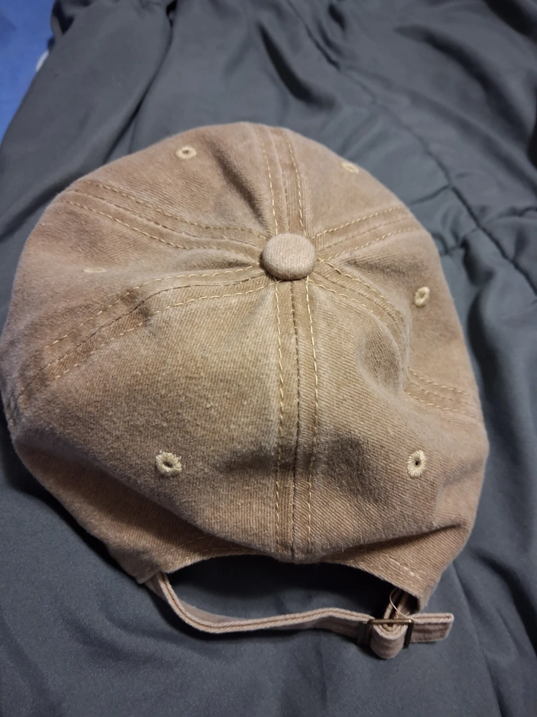 Light Brown Baseball Cap with mountain graphics - photo 2