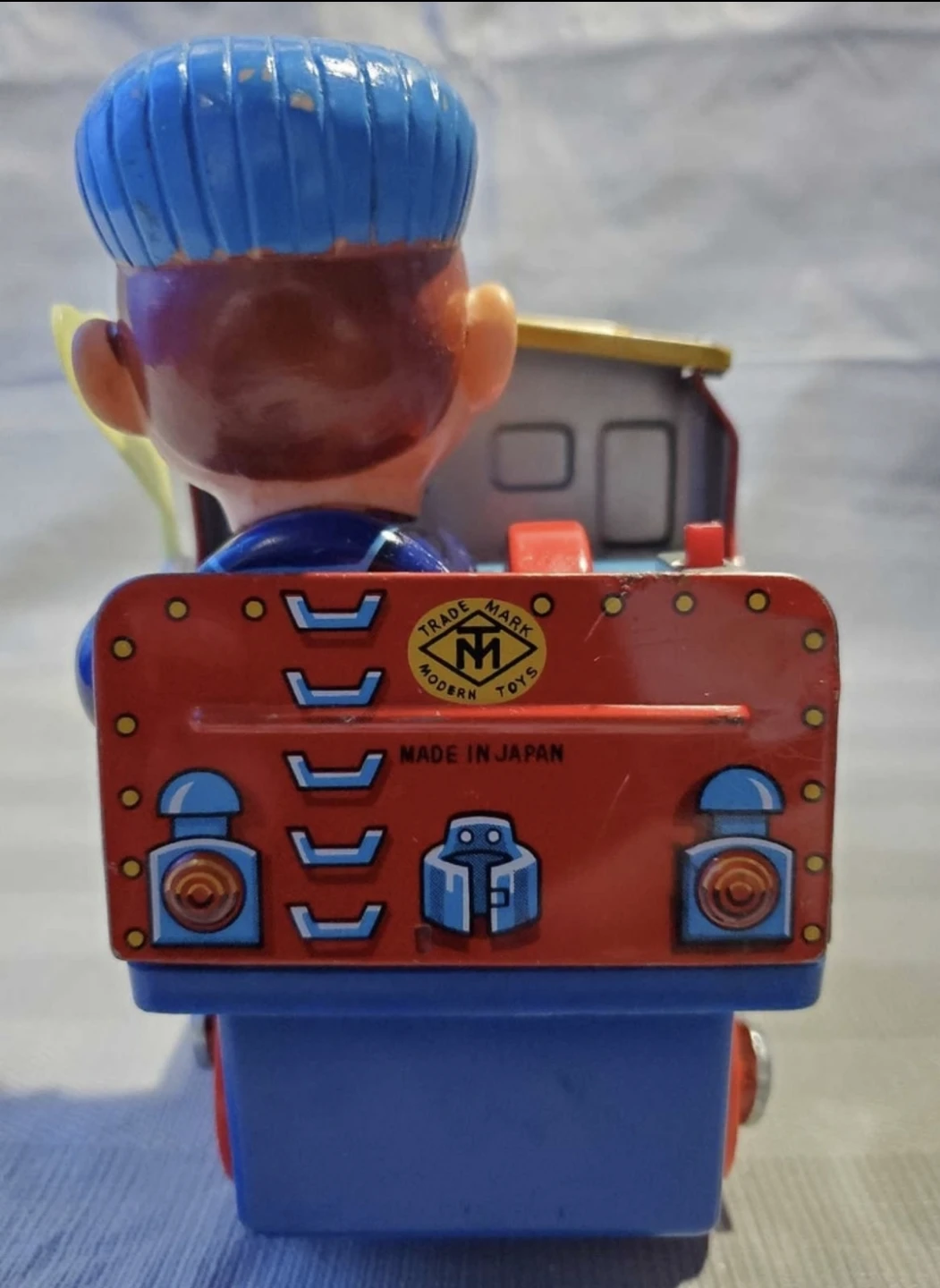 Vintage Tin train by trade mark Modern toys japan - photo 3