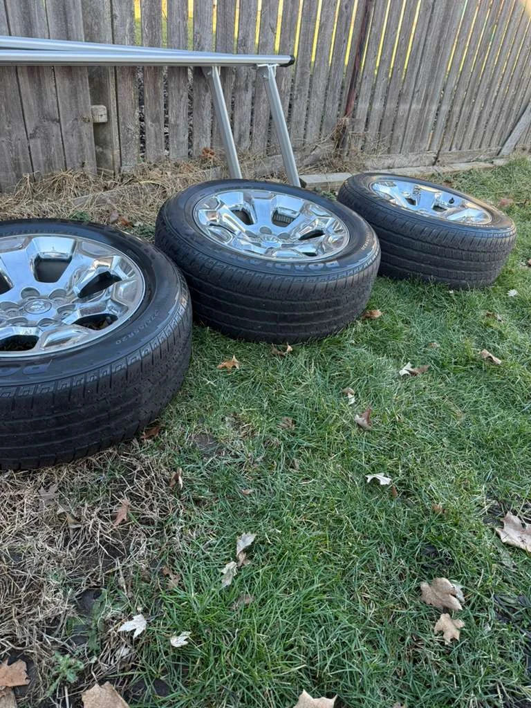 Dodge Ram 20 inch Chrome Wheels with Tires