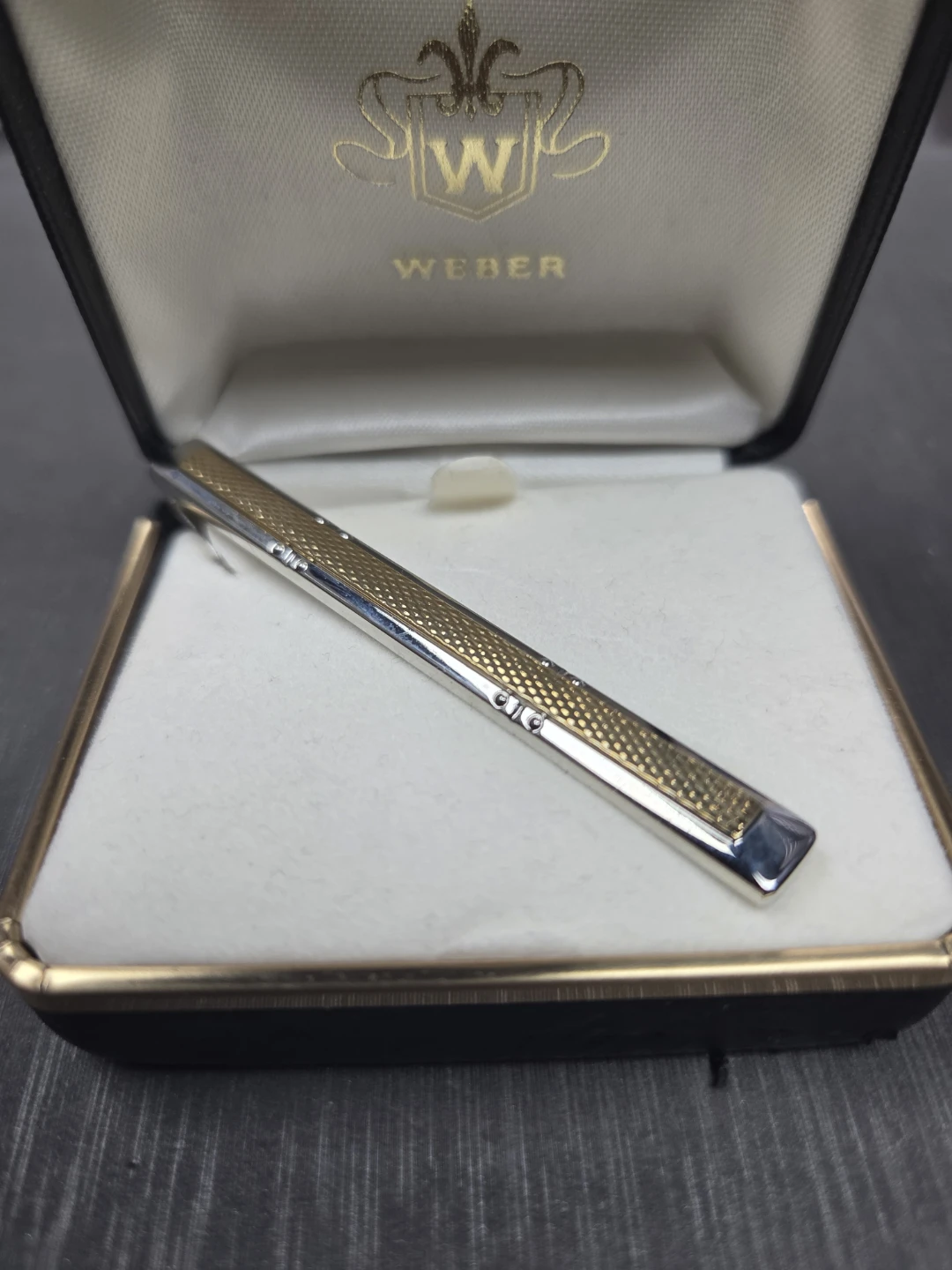 Weber Tie Clip with Gold Tone and Silver Tone - photo 2