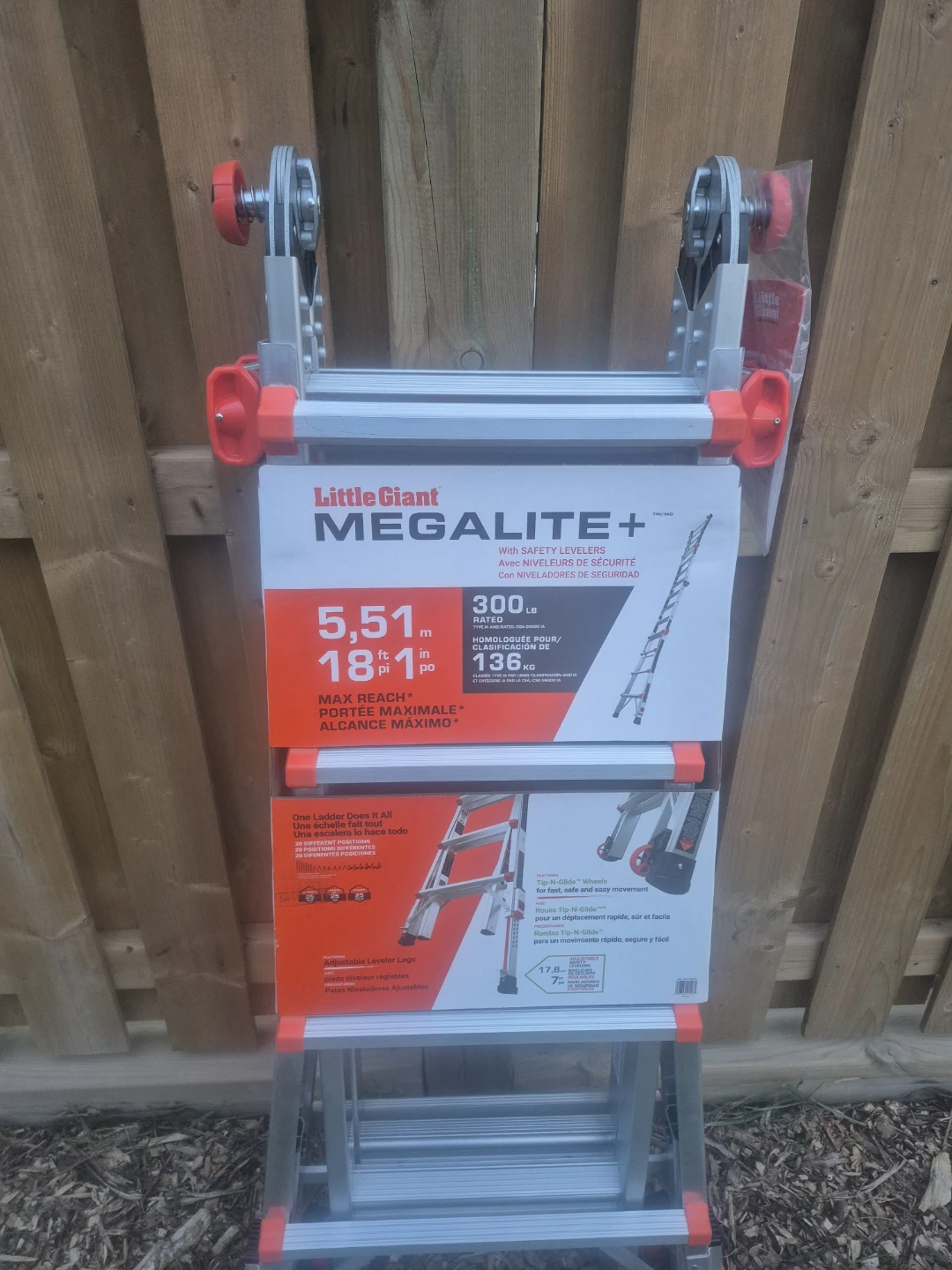 NEW Little Giant Megalite+ 18ft Multi-Position Ladder