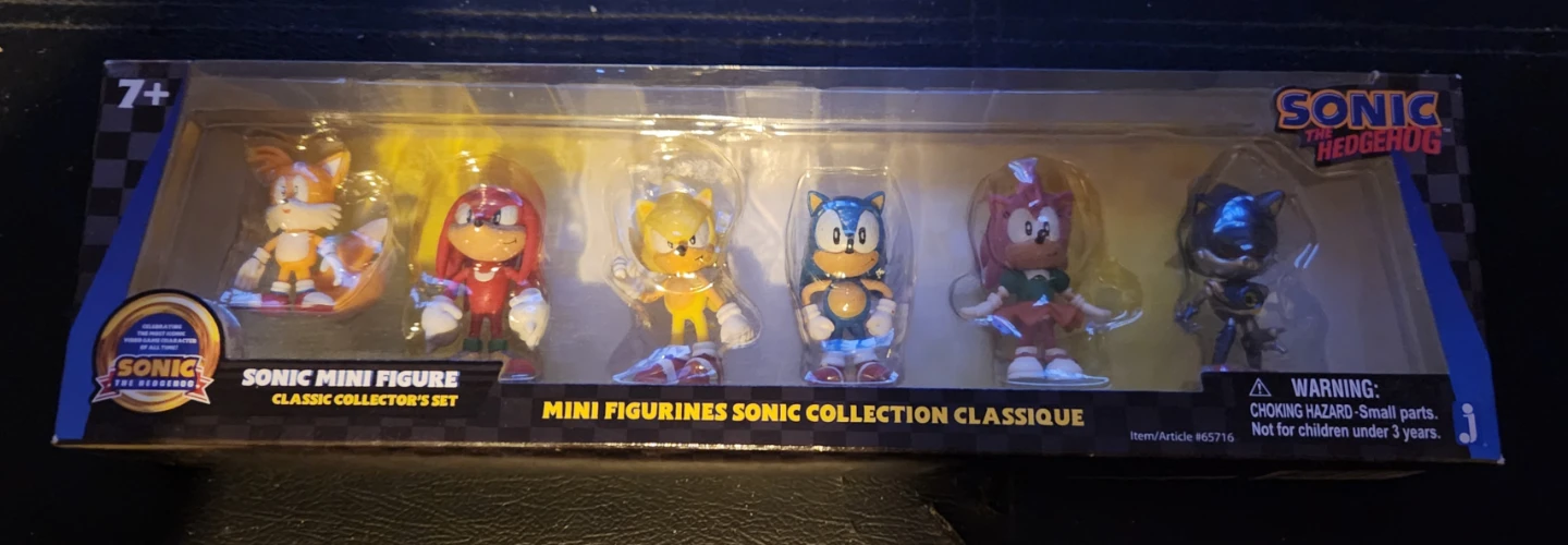 Sonic Mini Figure Classic Collection Set 🌱