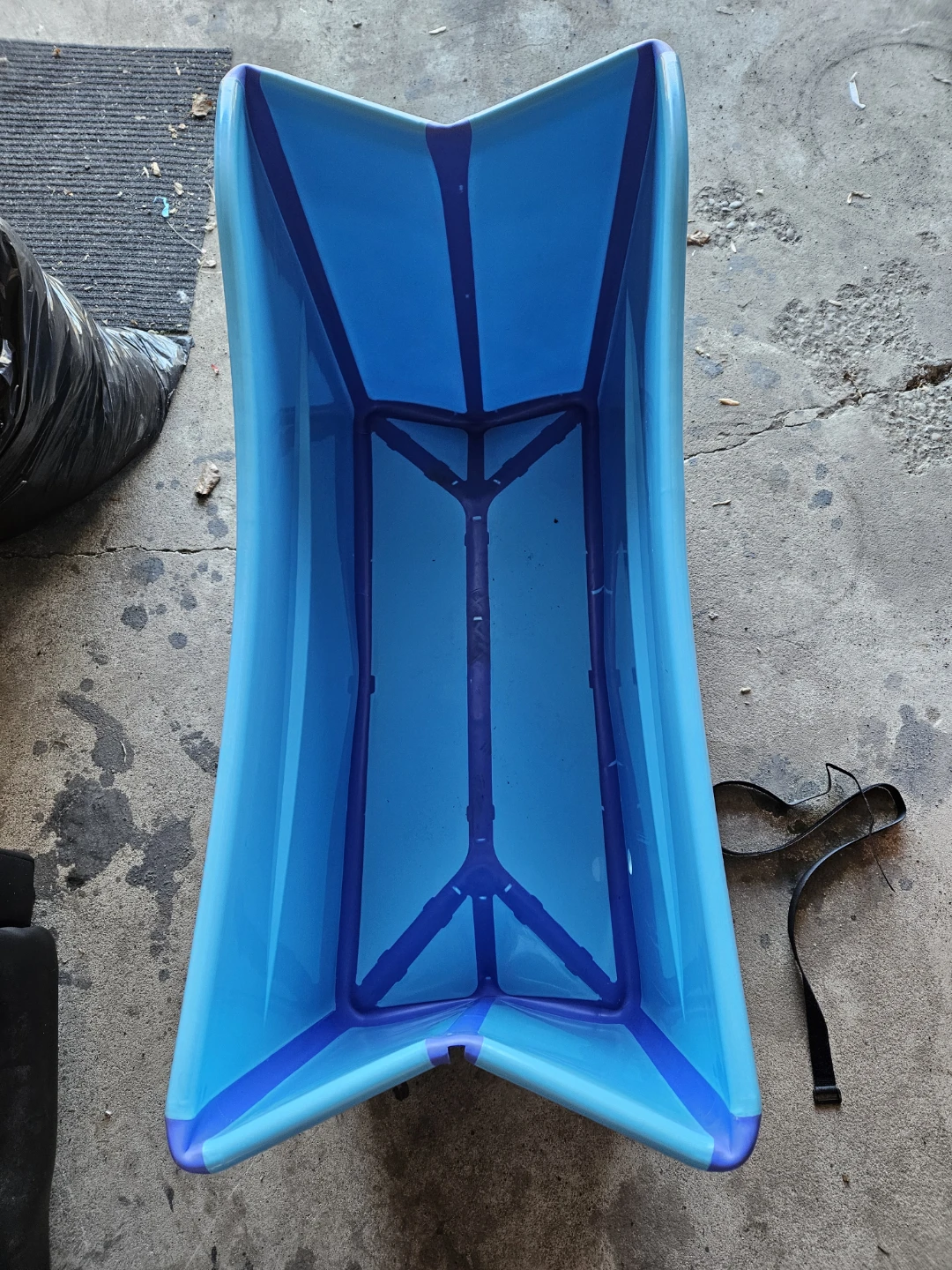 Blue Folding Bathtub
