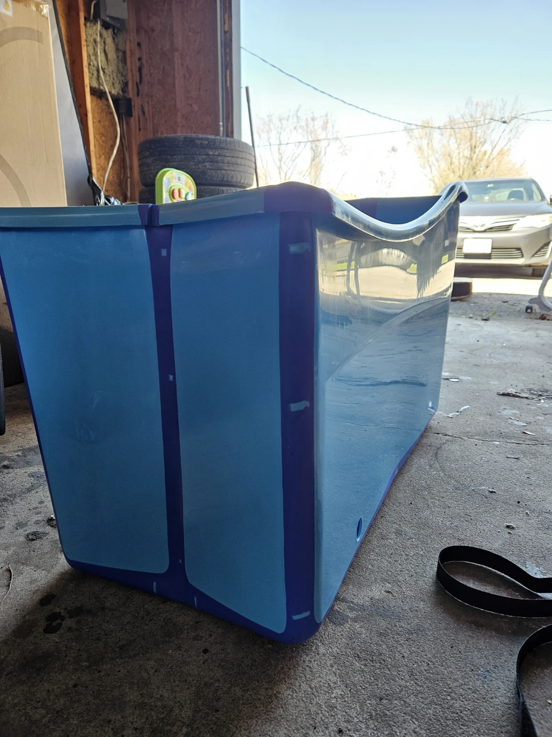Blue Folding Bathtub - photo 2