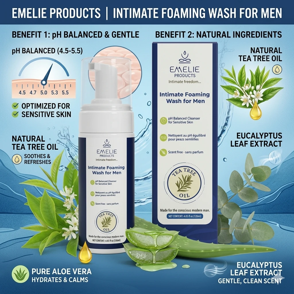 Emelie Products Intimate Foaming Wash for Men - photo 2