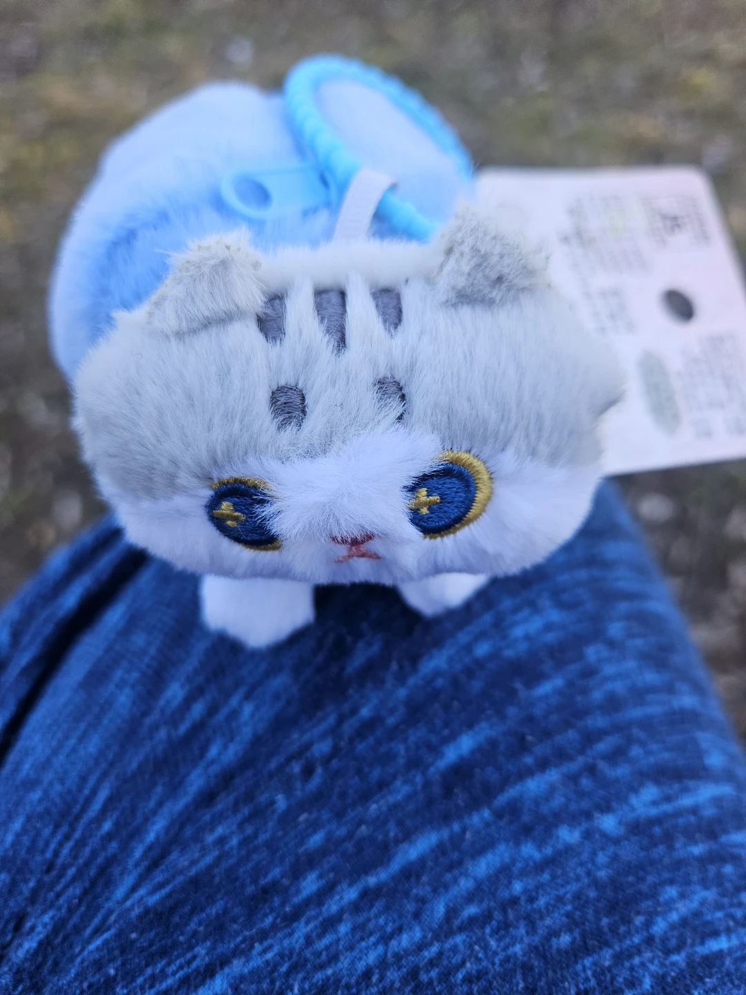 LOVE TOYS Plush Cat Keychain Pouch