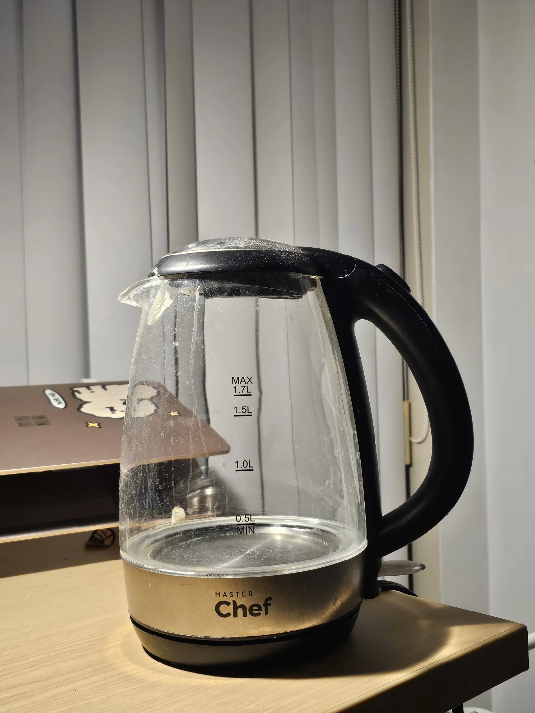 Master Chef Glass Electric Kettle