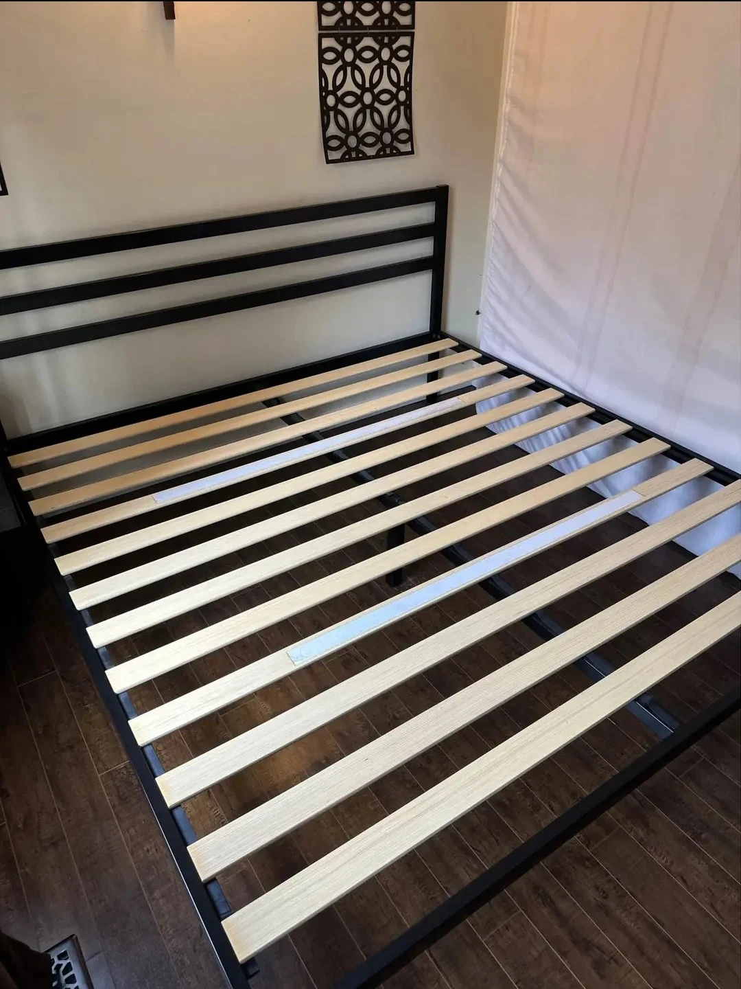 Bed Frame with Headboard and mattress for king size bed - photo 3