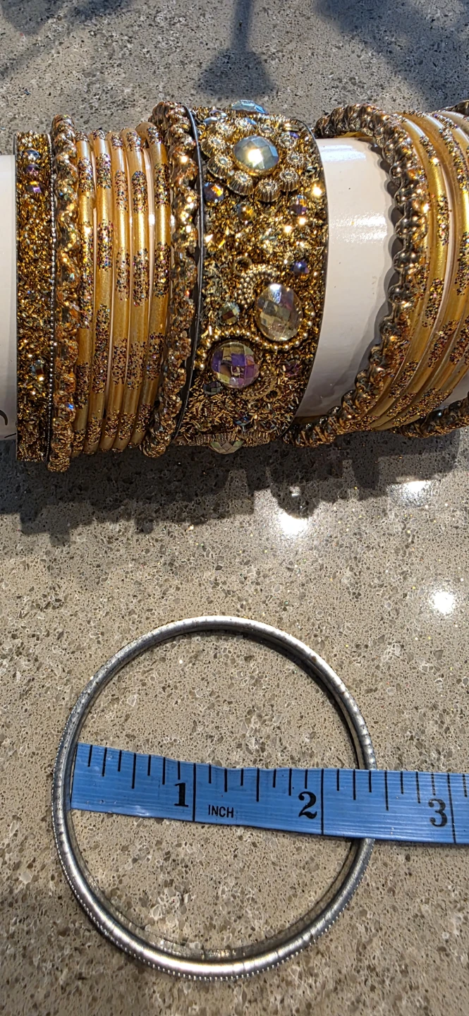 Bangle Set with Charm Details Pakistani/Indian style - photo 4