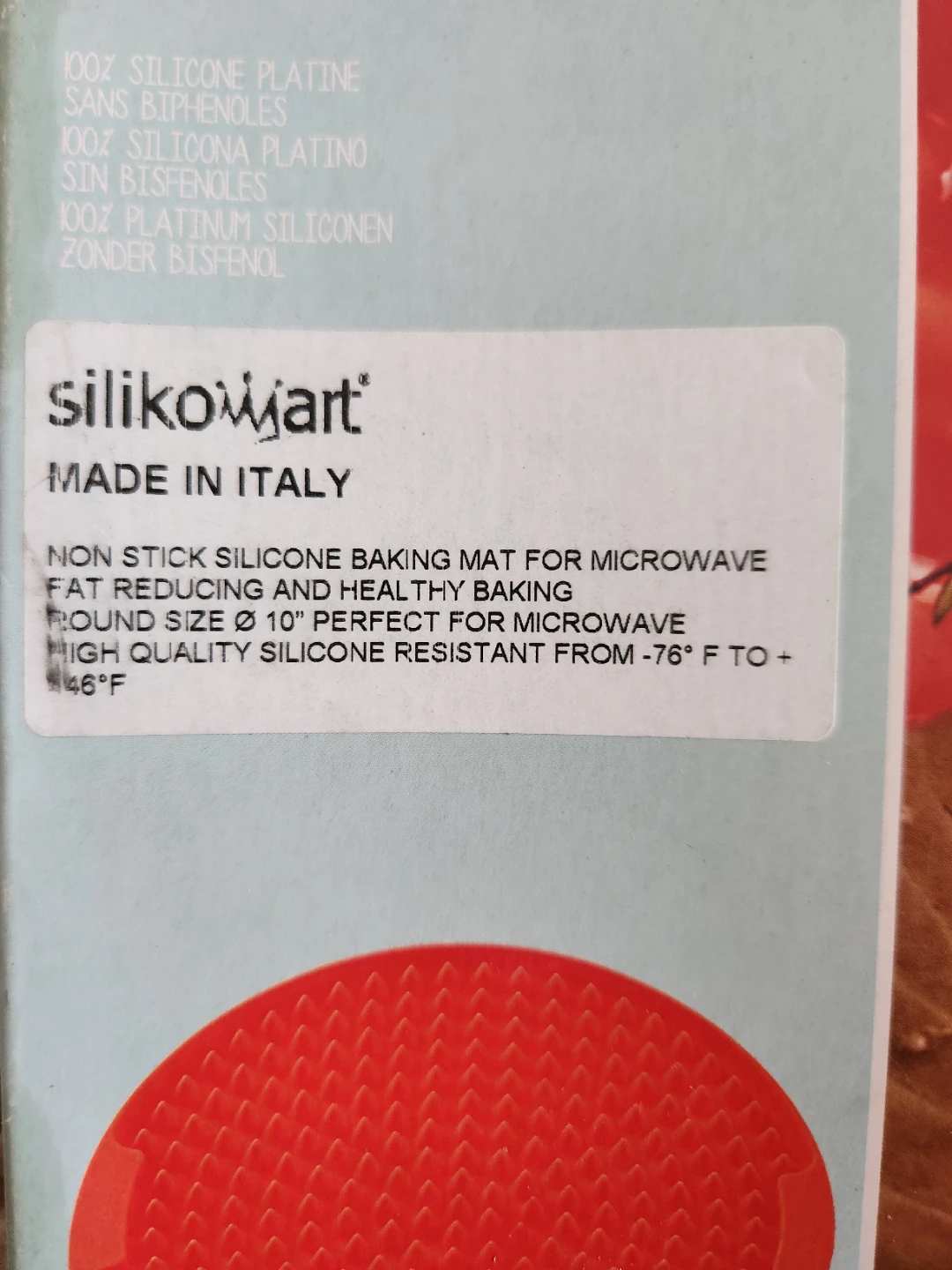 Silikomart Gamme Gourmet Round Silicone Baking Mat - photo 5