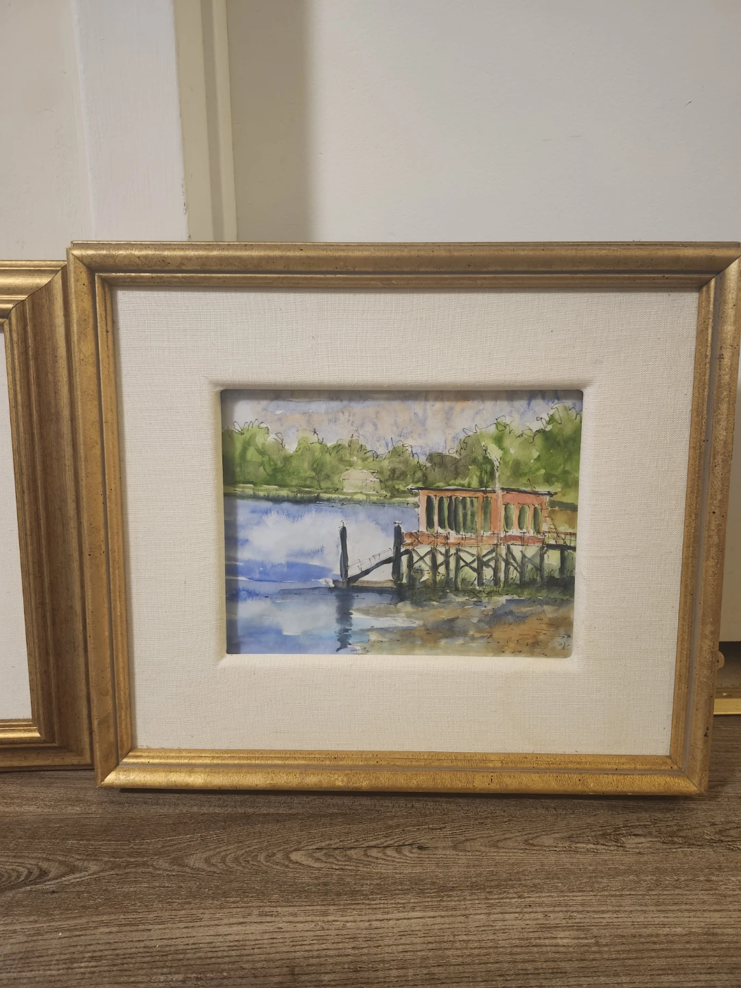 Set of 2 Framed Watercolours - Scenic Landscapes - photo 3