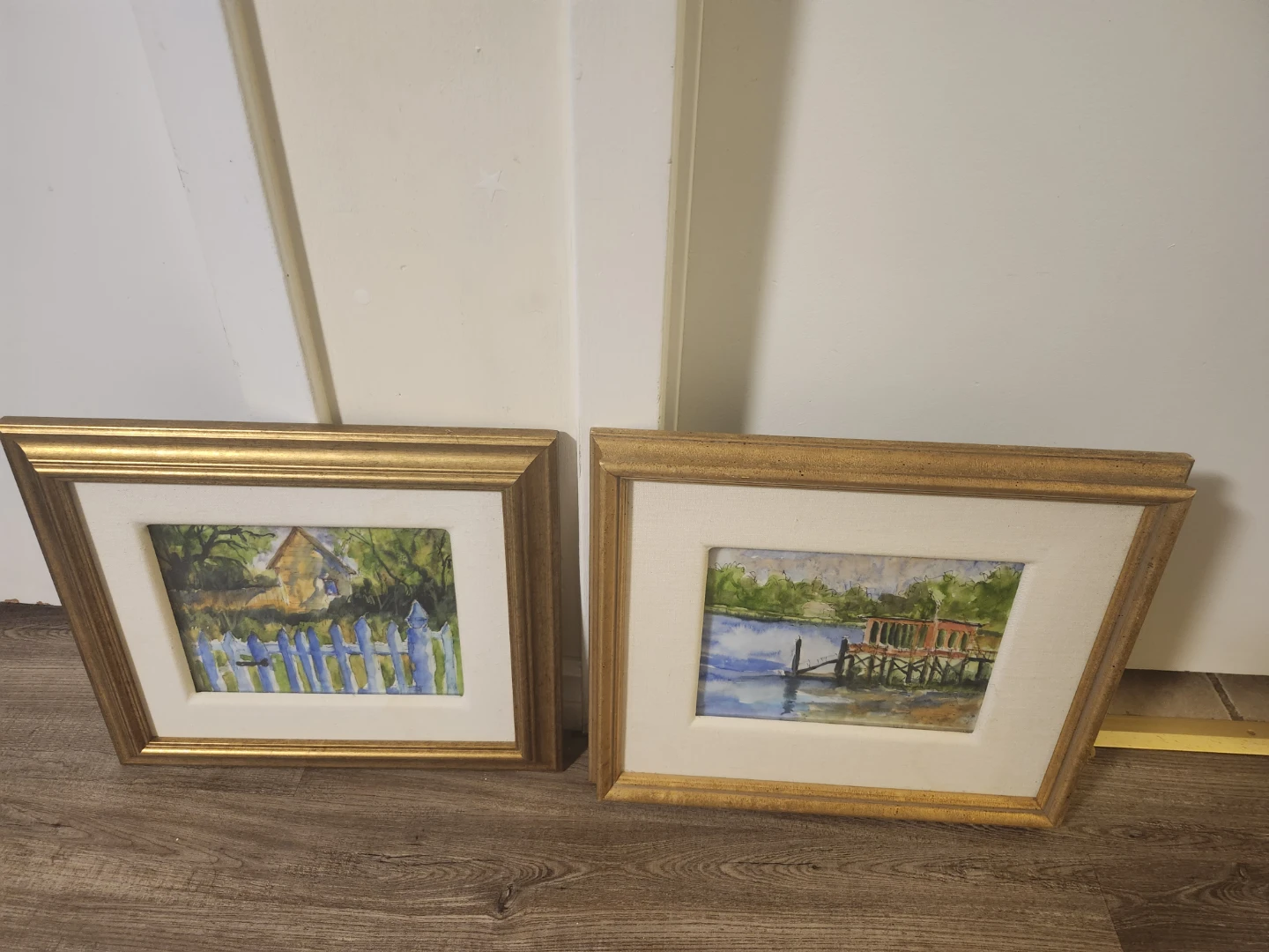 Set of 2 Framed Watercolours - Scenic Landscapes - photo 4