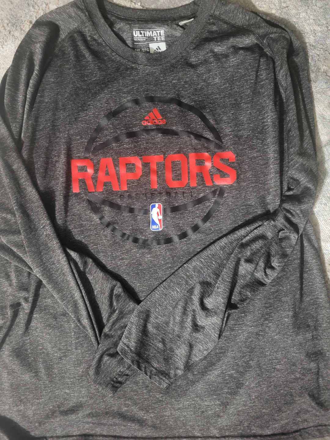 Adidas Toronto Raptors Basketball Ultimate Long Sleeve Tee