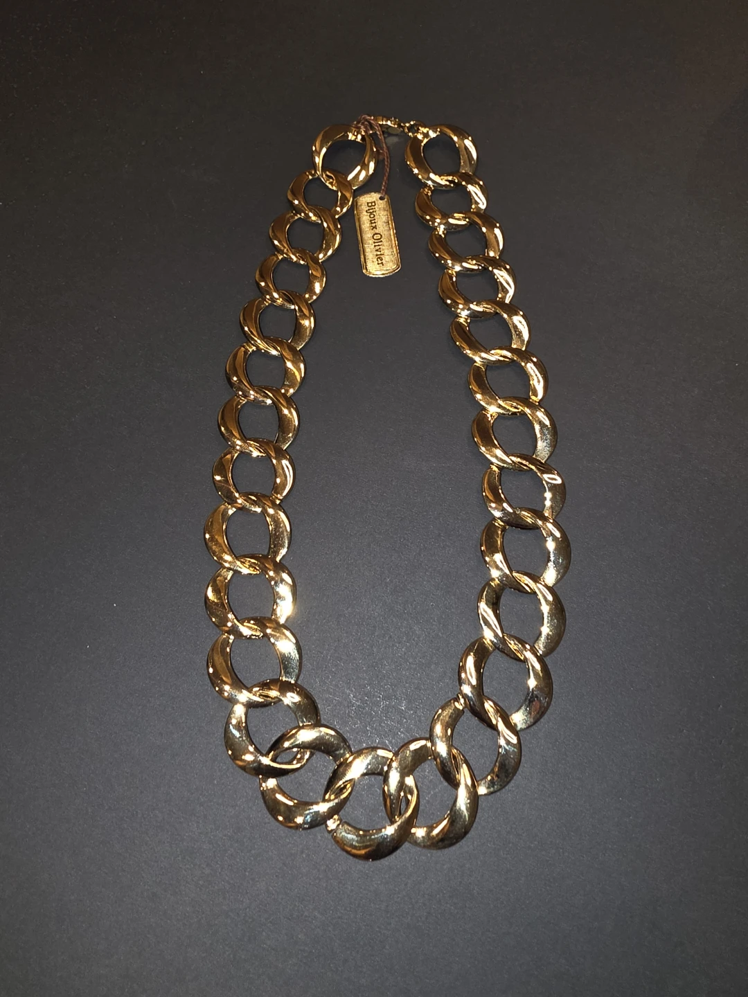 Bijoux Olivier Gold Tone Chunky Chain Necklace - photo 3