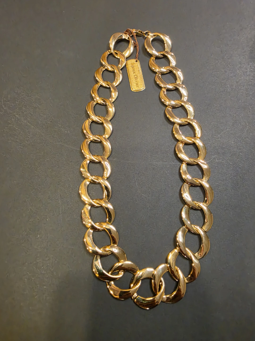 Bijoux Olivier Gold Tone Chunky Chain Necklace - photo 4