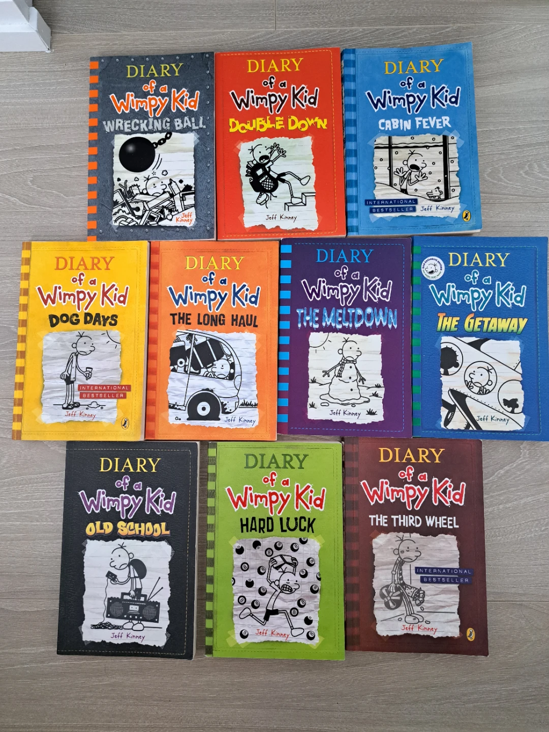 Diary of a Wimpy Kid Book Set by Jeff Kinney