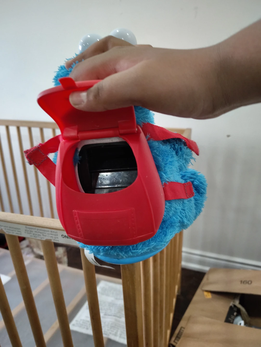 Sesame Street Cookie Monster Plush Toy with Backpack - photo 3
