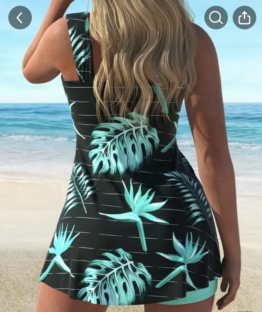 Women's Floral Swim Dress - photo 2