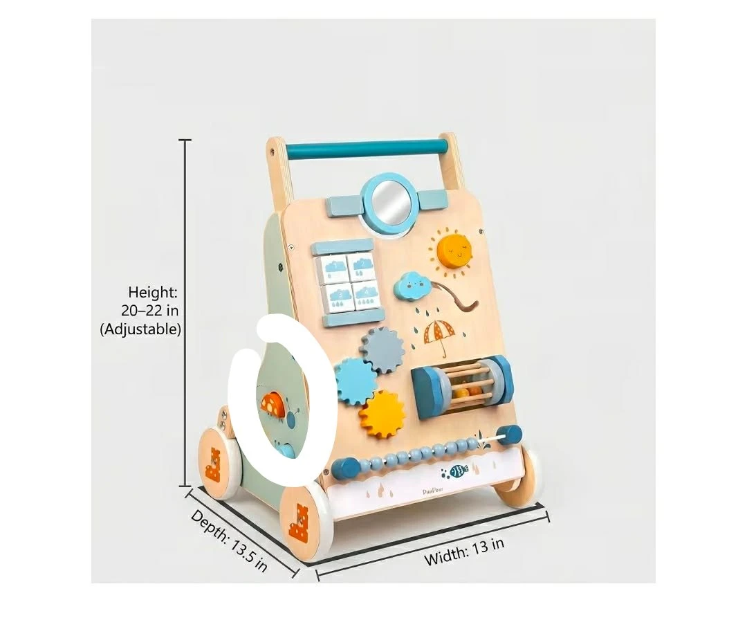 Wooden Activity Walker for Toddlers - photo 5