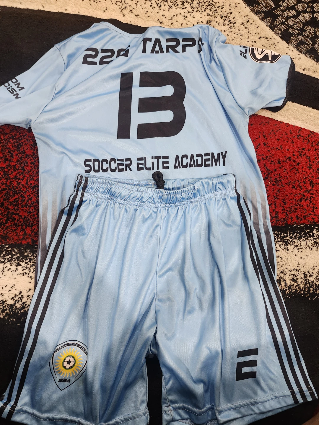 Soccer Elite Academy Youth Soccer Jersey and Shorts Set - Blue - photo 2