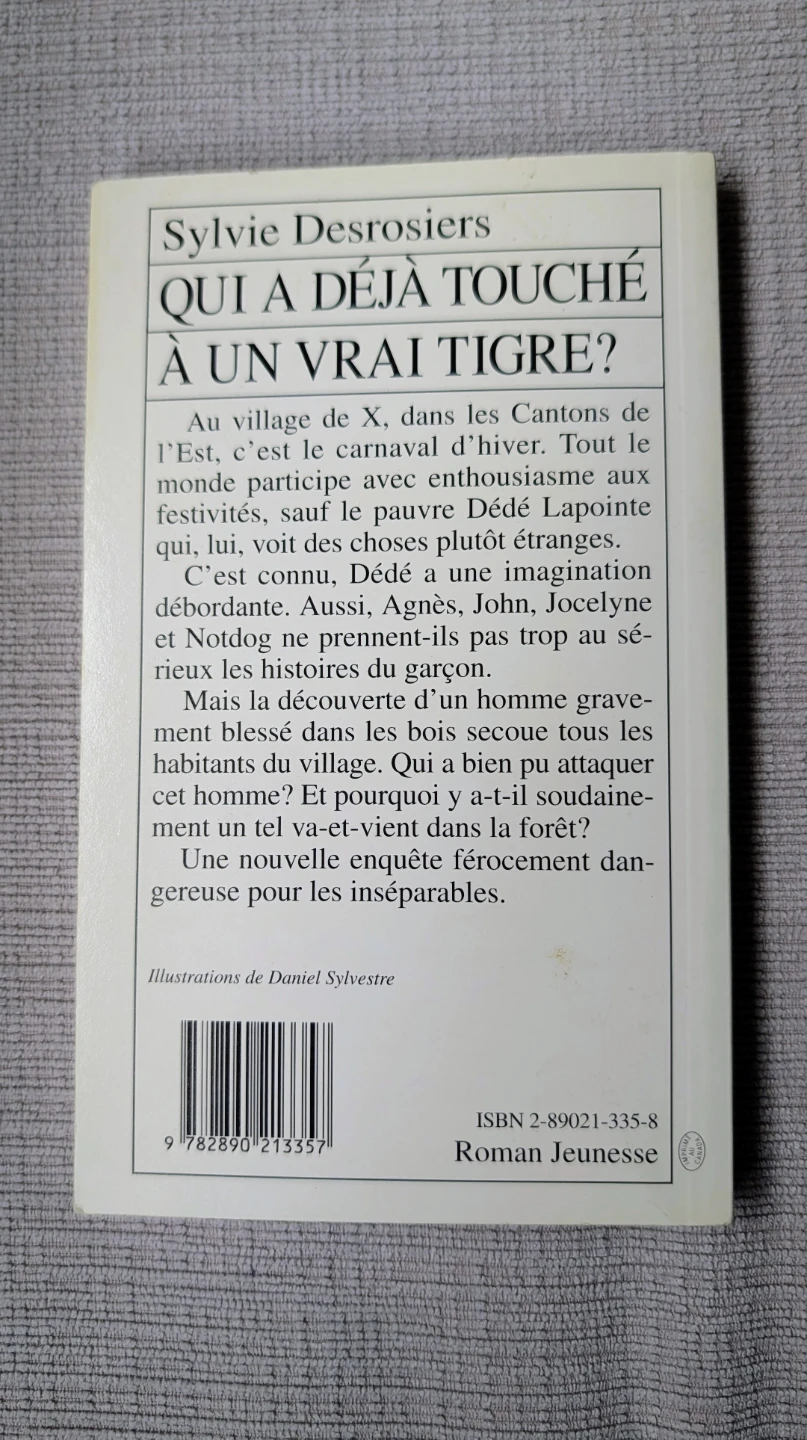 Qui a déjà touché à un vrai tigre? French Book - photo 2