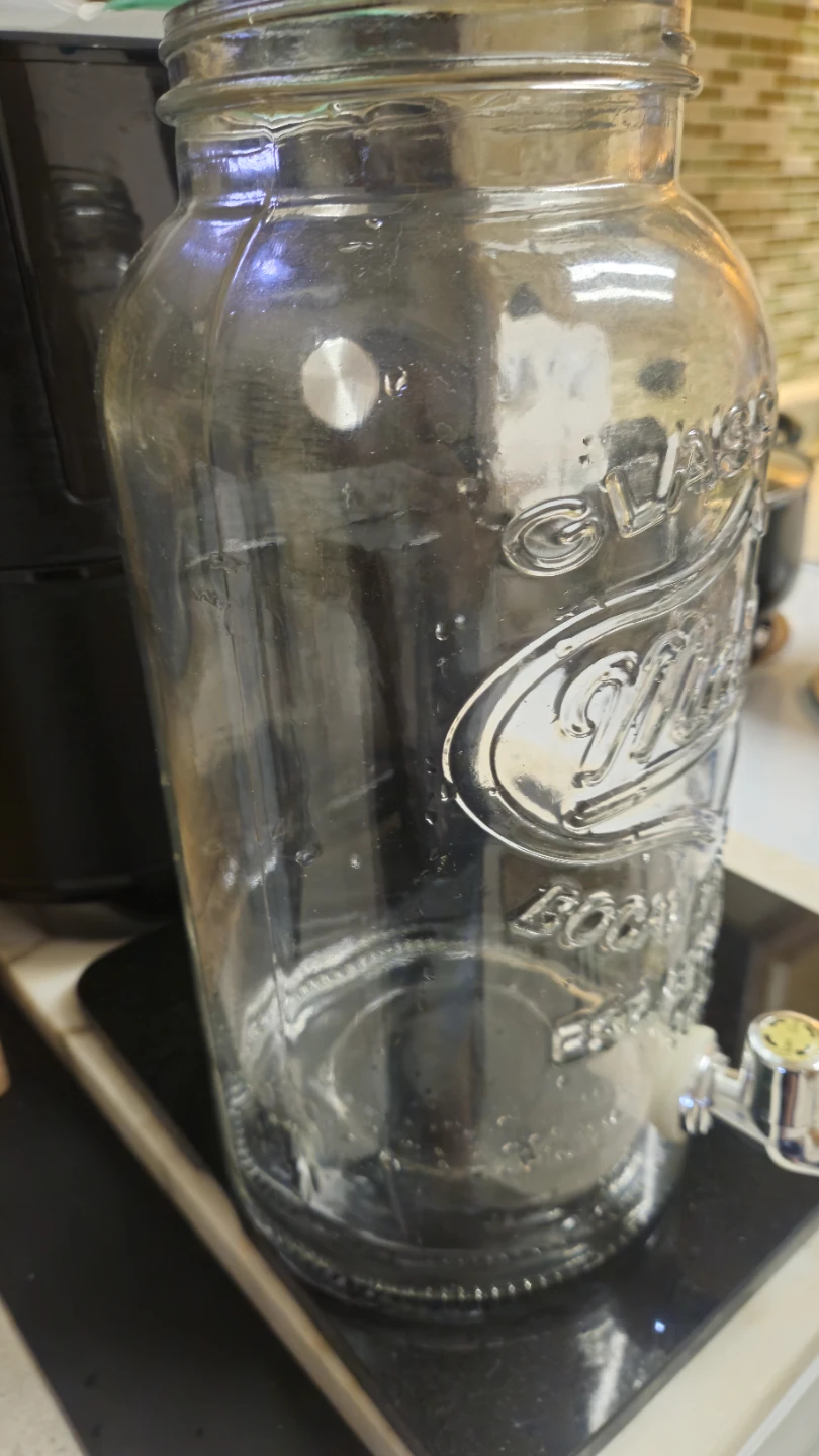 Glass Mason Jar Beverage Dispenser with Spigot - photo 3
