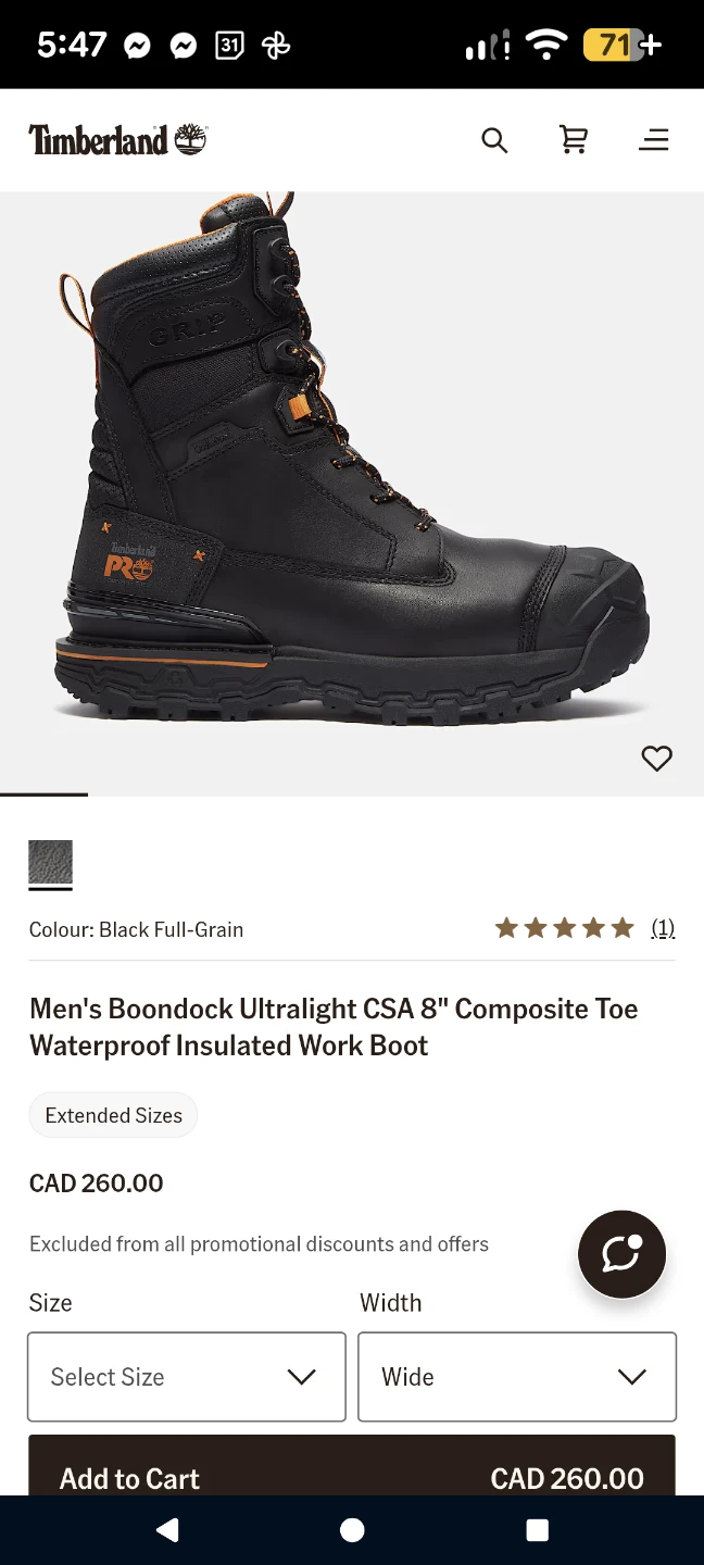 Timberland PRO Men's Boondock Waterproof Work Boots
