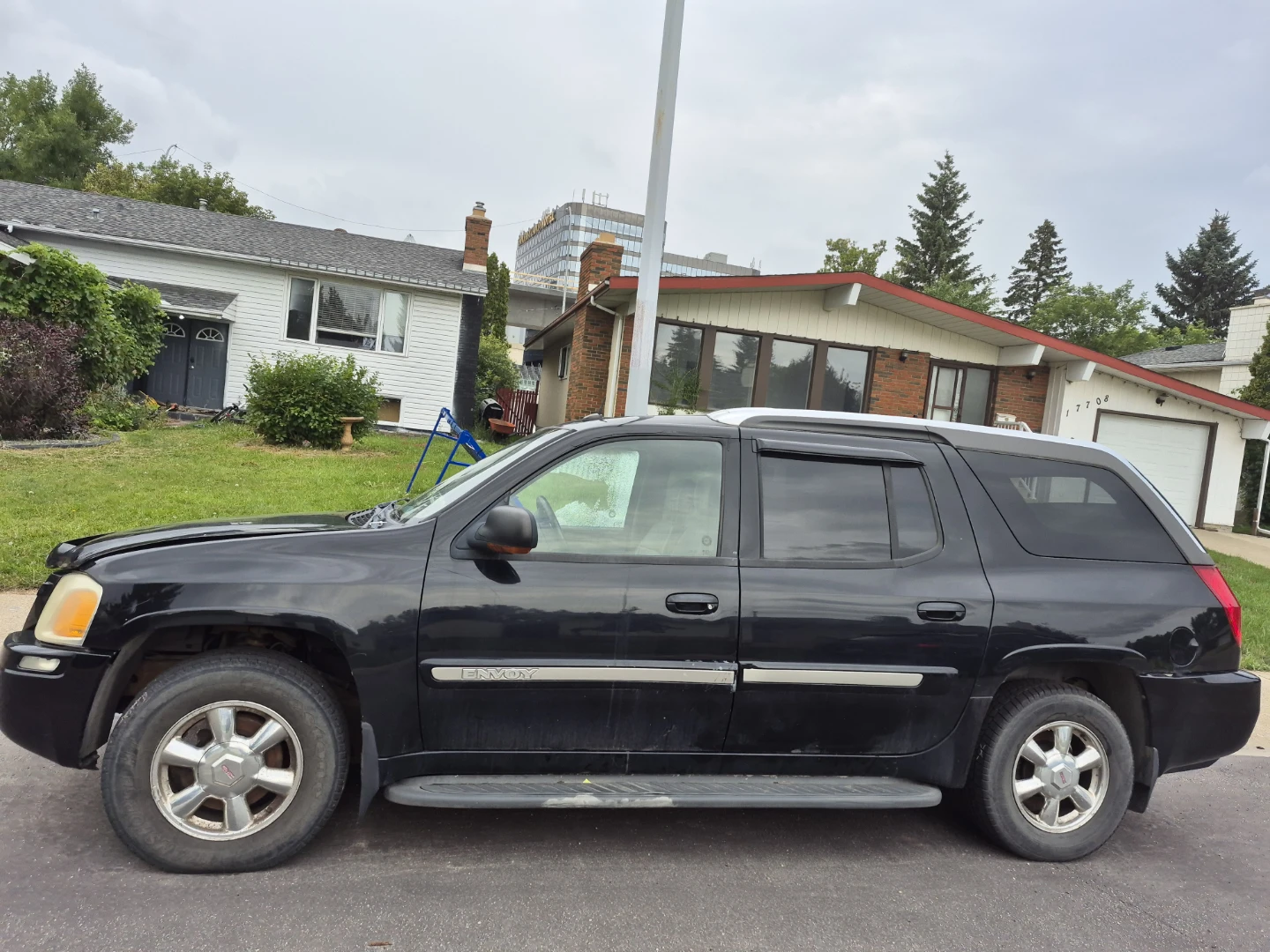 Black GMC Envoy SUV