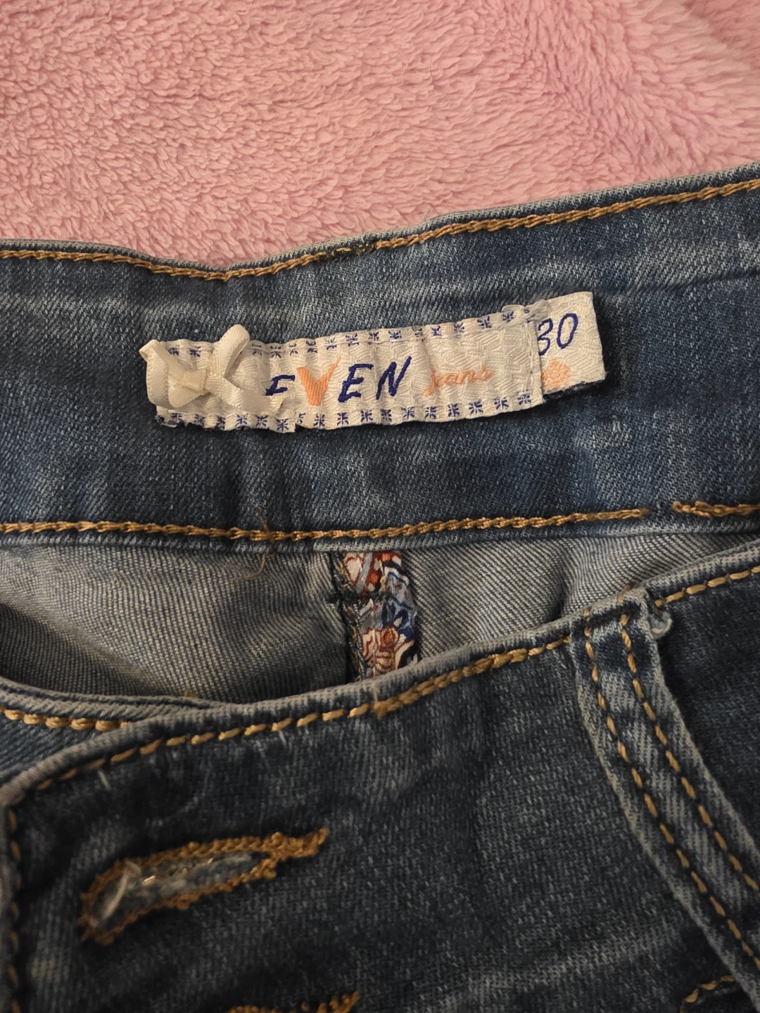 EVFN Jeans Women's Size 30 Blue Denim - photo 2