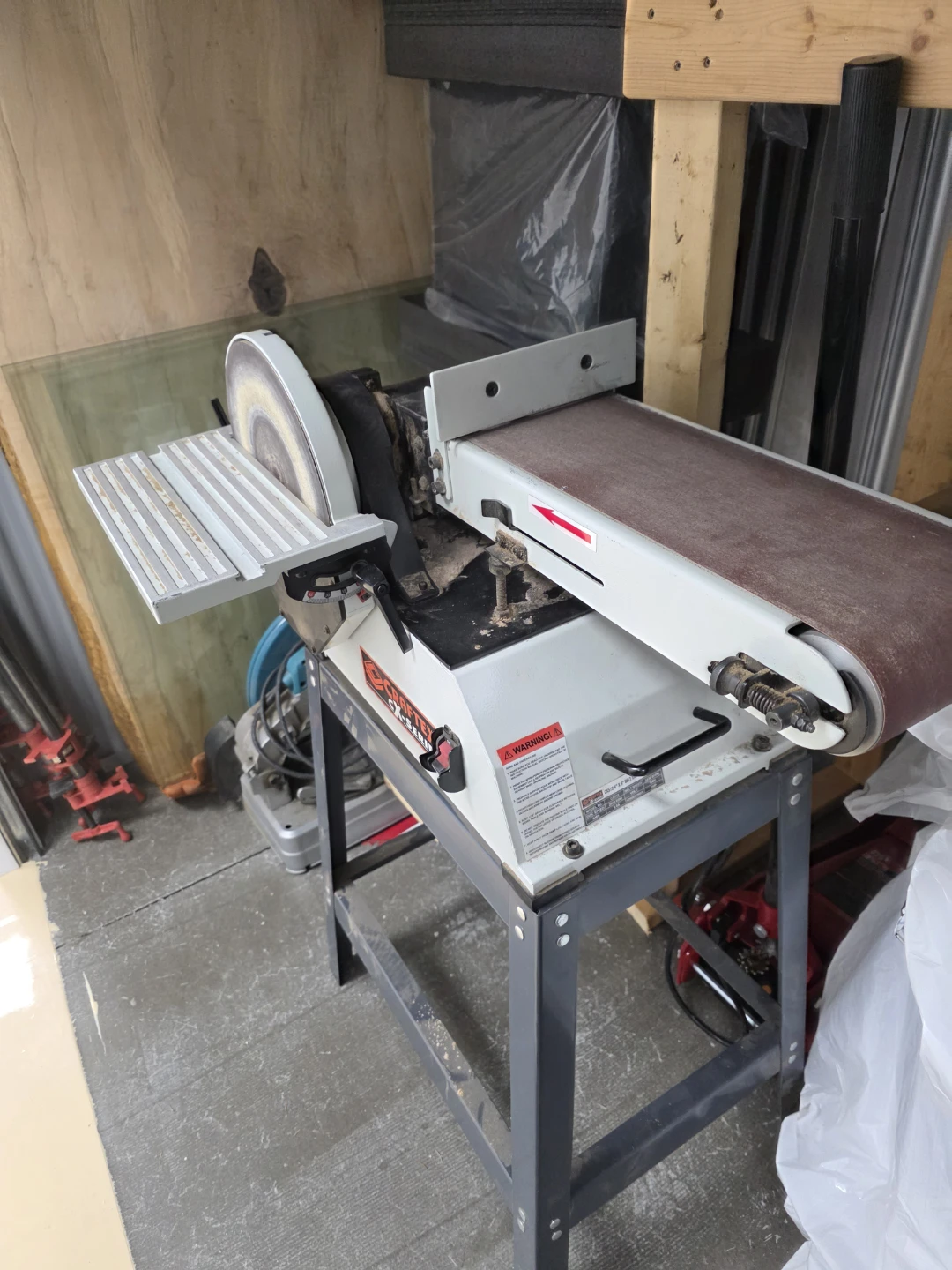 Craftex CX512 6" x 9" Belt Disc Sander