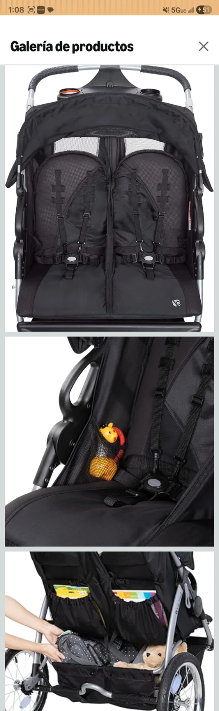 Baby Trend Expedition Double Jogging Stroller - photo 3