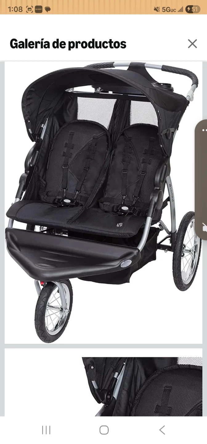 Baby Trend Expedition Double Jogging Stroller - photo 5