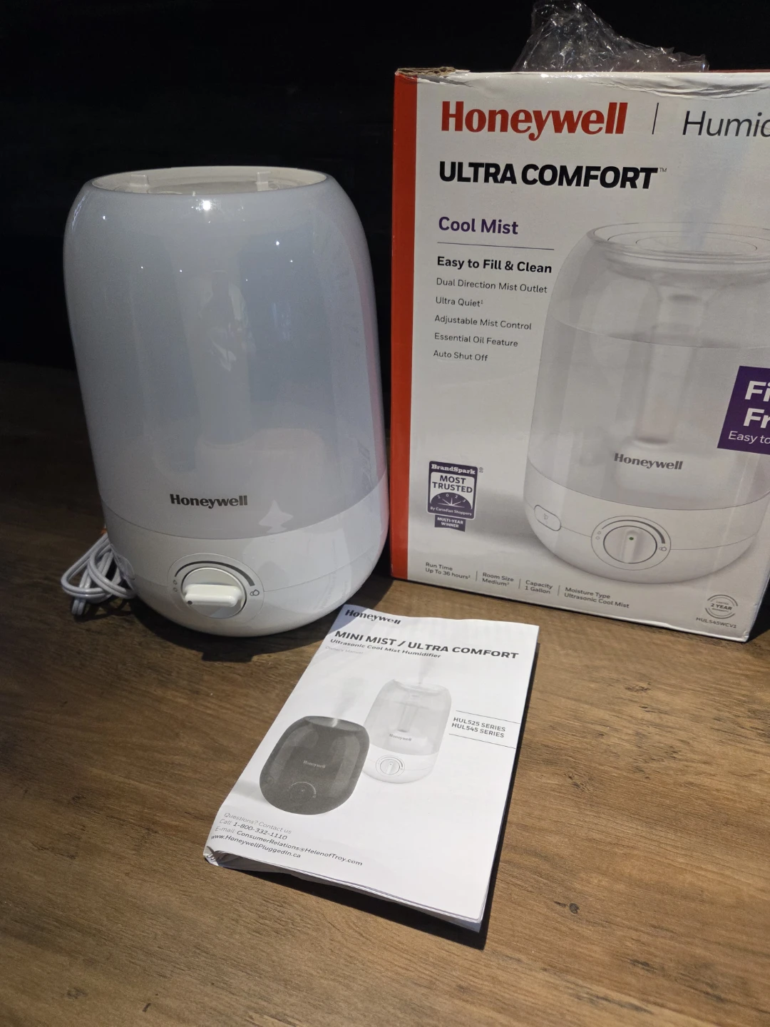 Honeywell Ultra Comfort Cool Mist Humidifier - photo 2