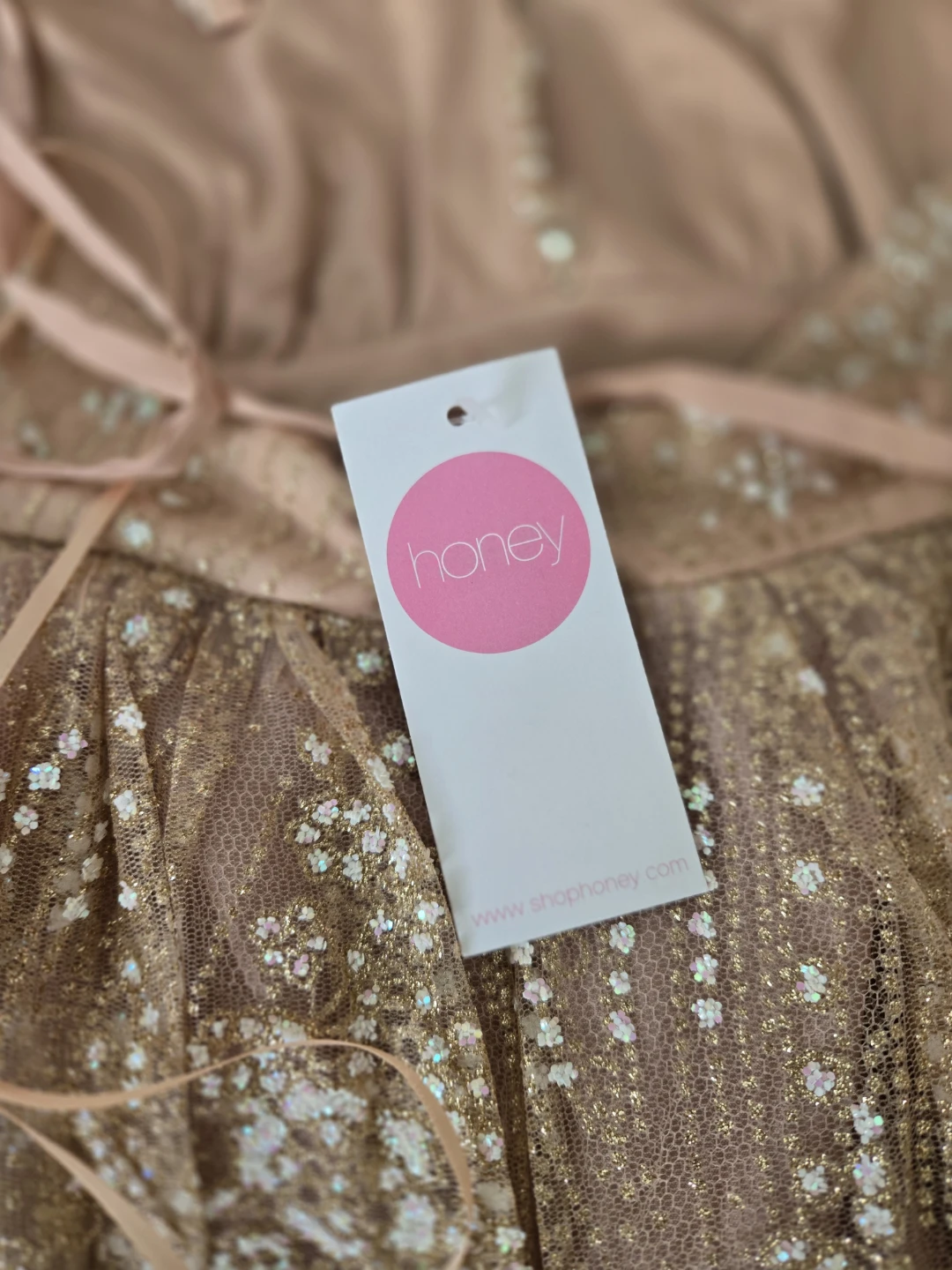 Rose Gold Sequin Mini Dress for Prom/Wedding/Event - photo 2