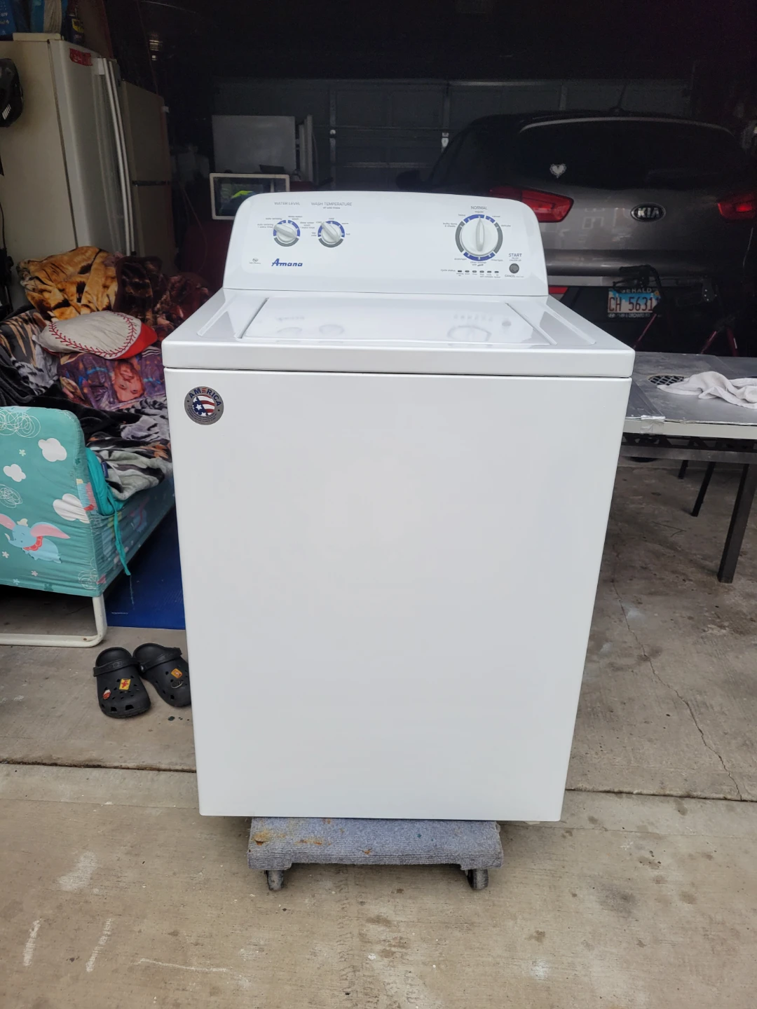 Amana White Top Load Washing Machine